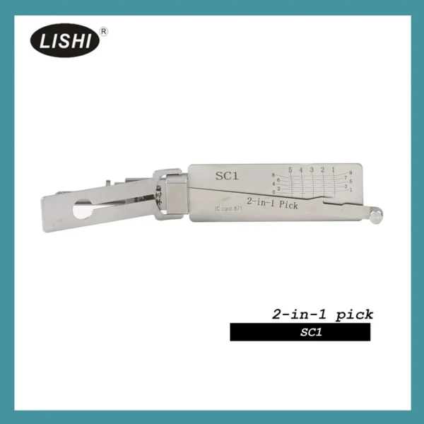 LISHI SC1 Civil Schlage 5 Bitting 2-in-1 Tool - Image 2