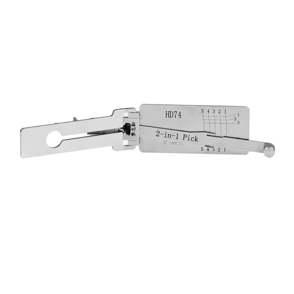 2022 LISHI HD74 Flat Milling Honda Suzuki KYMCO Kawasaki and Other Motorcycle Left Groove 2-in-1 Tool - Image 2