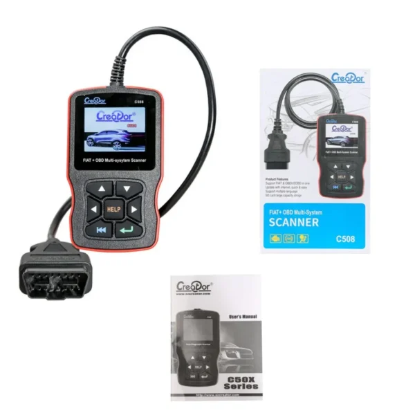 Creator C508 OBDII/EOBD Multi-System Scanner for FIAT/Alfa/Abrath/Lancia Airbag/ABS Scan Tool - Image 2