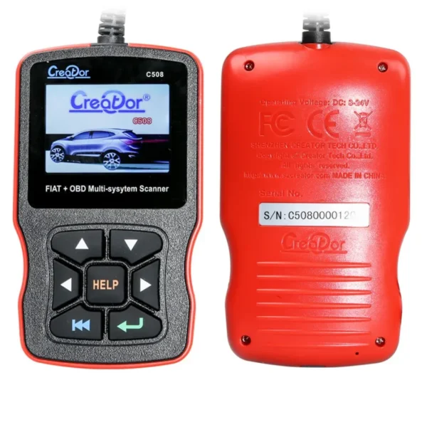 Creator C508 OBDII/EOBD Multi-System Scanner for FIAT/Alfa/Abrath/Lancia Airbag/ABS Scan Tool - Image 4
