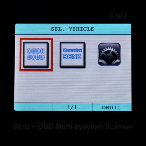 Creator C502 BENZ & OBDII/EOBD Multi-system Scanner - Image 8