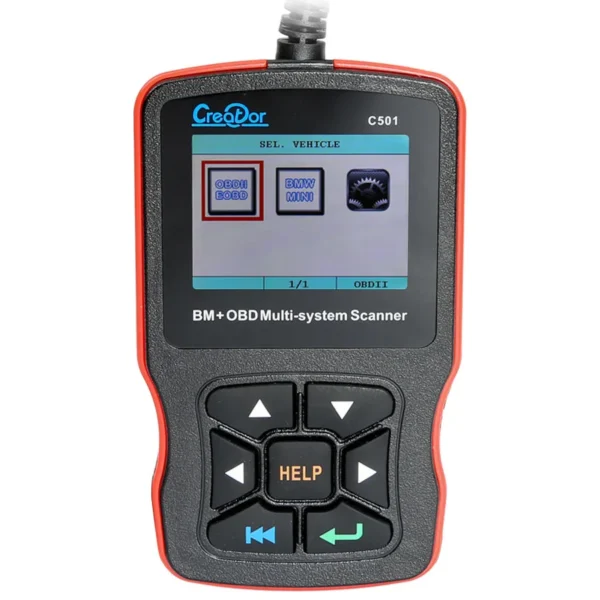Creator C501 BMW & OBDII/EOBD Multi-System Auto Code Reader For BMW From 2001 To 2019 - Image 2