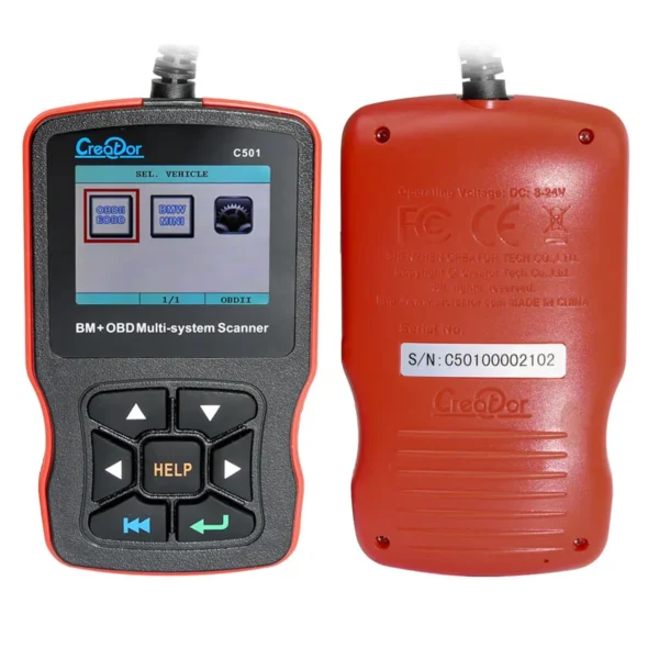 Creator C501 BMW & OBDII/EOBD Multi-System Auto Code Reader For BMW From 2001 To 2019 - Image 3