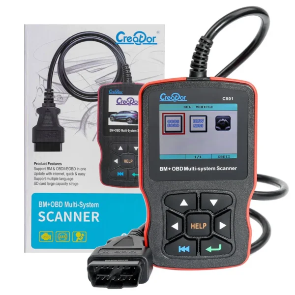 Creator C501 BMW & OBDII/EOBD Multi-System Auto Code Reader For BMW From 2001 To 2019 - Image 7
