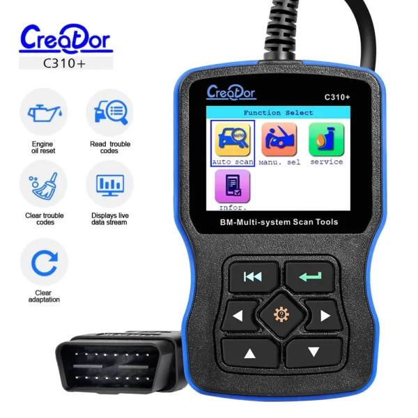 Creator C310+ Code Scanner for BMW/Mini Multi System Scan Tool V11.7 Update Online - Image 2