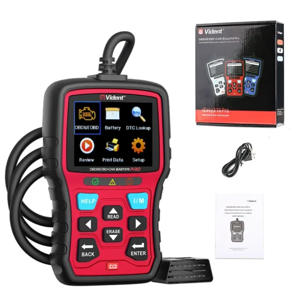 Vident iEasy 310 Pro CAN OBDII/EOBD Code Reader Multi-languages - Image 4