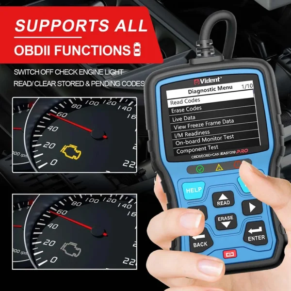 Vident iEasy 310 Pro CAN OBDII/EOBD Code Reader Multi-languages - Image 7