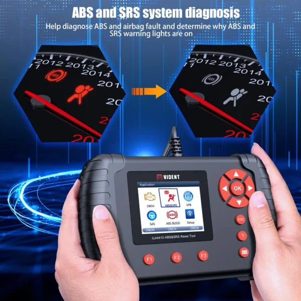 VIEDNT iLink410 ABS & SRS & SAS Reset Tool OBDII Diagnostic Tool Scan Tool - Image 10