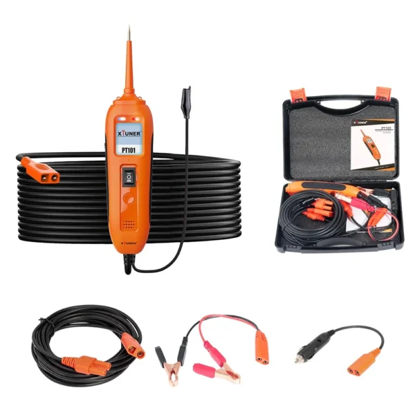 XTUNER PT101 12V/24V Power Probe Circuit Tester DC/AC Electrical System Diagnostic Tool Voltage Current Test Car battery Tester - Image 2