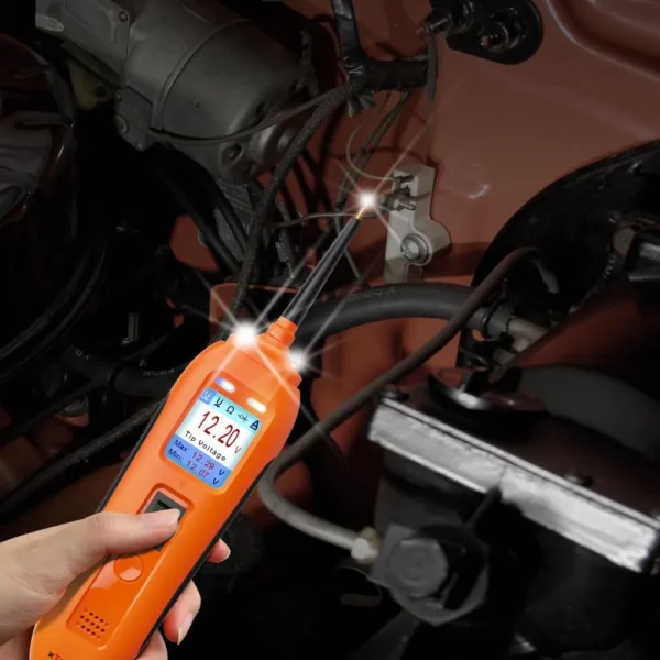 XTUNER PT101 12V/24V Power Probe Circuit Tester DC/AC Electrical System Diagnostic Tool Voltage Current Test Car battery Tester - Image 9