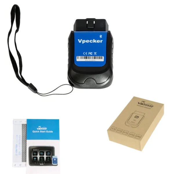 VPECKER E4 Easydiag Bluetooth Full System OBDII Scan Tool for Android Support ABS Bleeding/Battery/DPF/EPB/Injector/Oil Reset/TPMS - Image 6