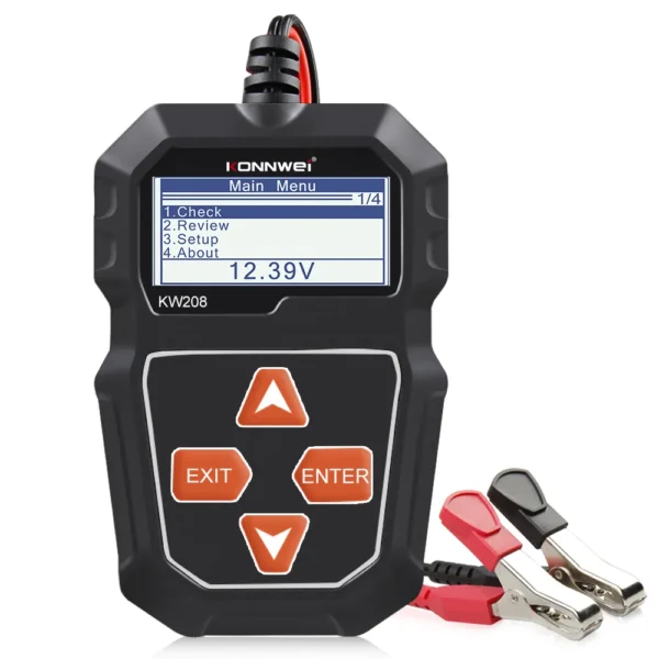 KONNWEI KW208 Auto Battery Analyzer For All 12V Cars