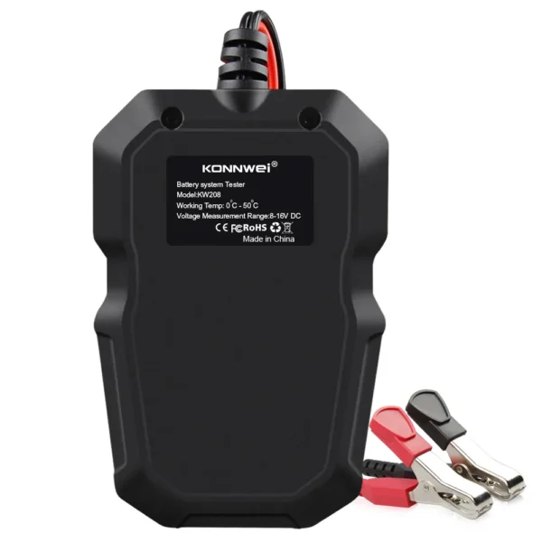 KONNWEI KW208 Auto Battery Analyzer For All 12V Cars - Image 4