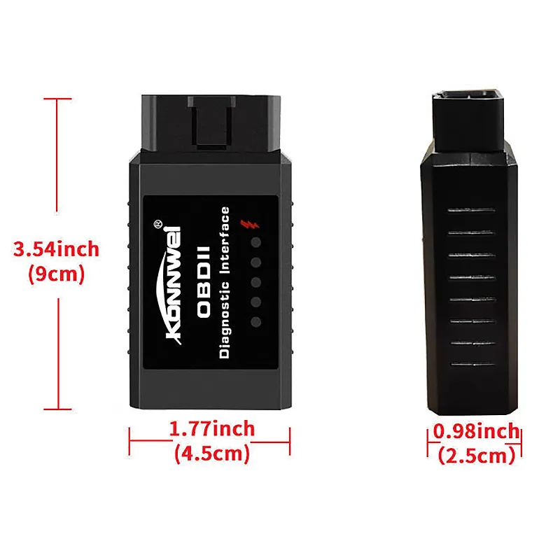 KONNWEI KW910 OBD II Adapter Support All Protocols ELM327 - Image 2