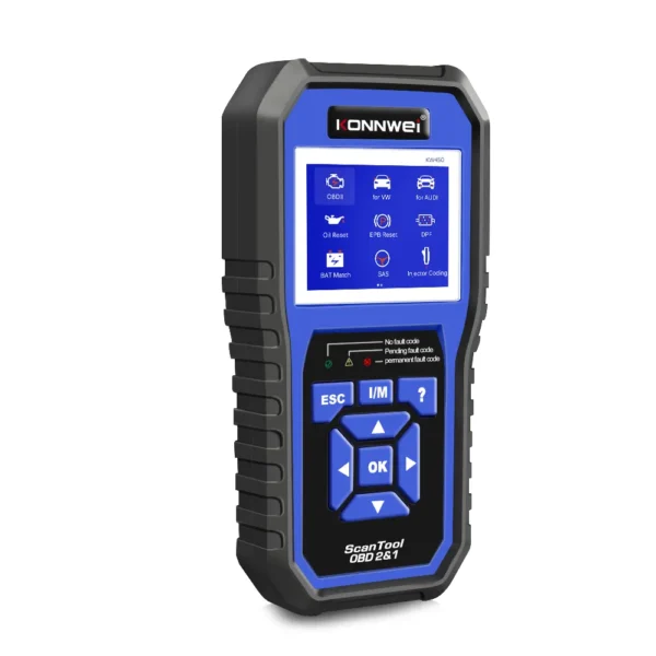 KONNWEI KW450 OBD2 Diagnostic Tool for VAG Cars VW Audi ABS Airbag Oil ABS EPB DPF SRS TPMS Reset Full Systems Scanner VAG COM - Image 3