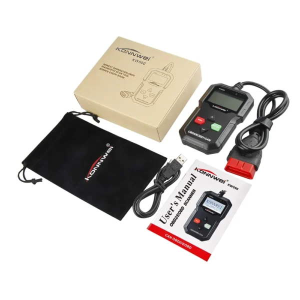 KONNWEI KW590 Support Multi-languages Full ODB2 Function Auto Diagnosis tool kw 590 code reader scanner better than AD310 - Image 7