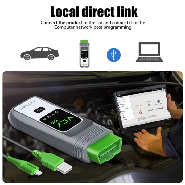 VXDIAG VCX SE for Benz with 2TB Full Brands Software HDD for VXDIAG MULTI Tool Open Donet License for Free - Image 9