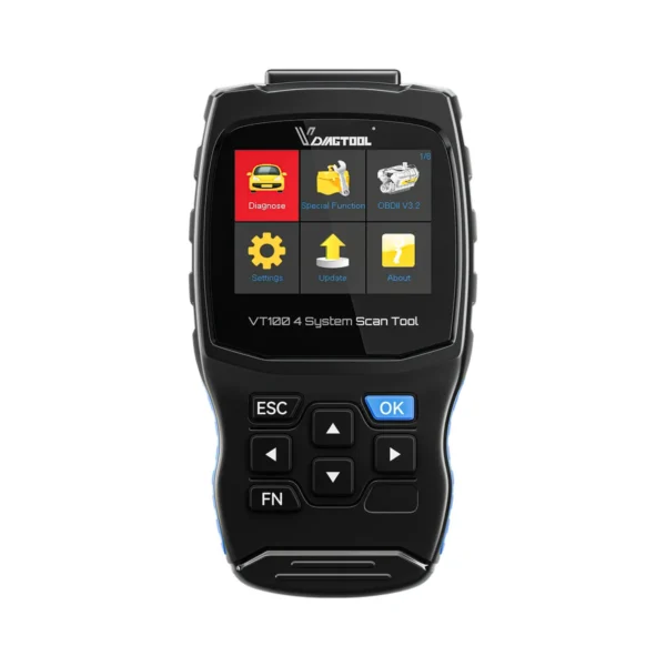 VDIAGTOOL VT100 Engine Analyzer OBD2 Diagnostic Tools With 5 Special Service Resets Function ABS SRS