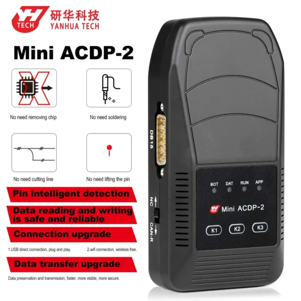2023 Yanhua Mini ACDP-2 Master with Module1 for BMW CAS1-CAS4+ IMMO Key Programming and Odometer Reset Adapter - Image 7