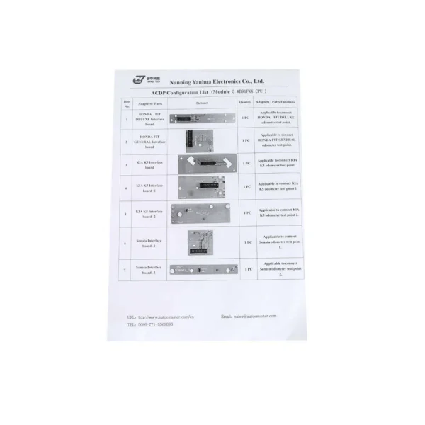Yanhua Mini ACDP ACDP-2 Module5 with License A803 for Fujitsu CPU MB91FXX Read & Write - Image 8