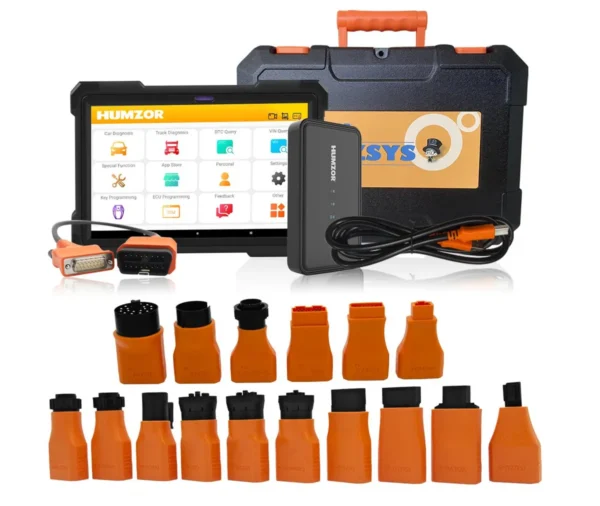 2023 Humzor NS666S Diagnostic For Both 12V Gasoline Cars and 24V Diesel Heavy Truck OBD2 Diagnostic Scanner All Systems ABS Airbag DPF Oil Reset Automotive Diagnoses Tool