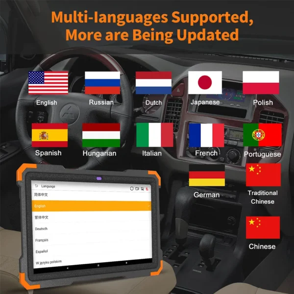 HUMZOR NEXZSYS NS366S Tablet Full System Diagnosic Tool with 13 Special Functions Free Update Online - Image 2