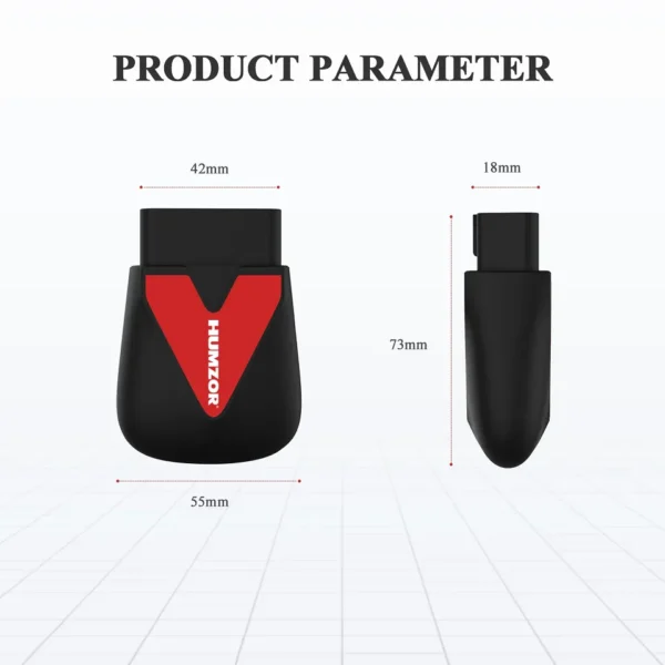 Humzor NL400 Car OBD2 Fault Diagnostic Scanner Tool Powerful App Immo Resetting & Odometer Repair Manager & Key Programming - Image 4
