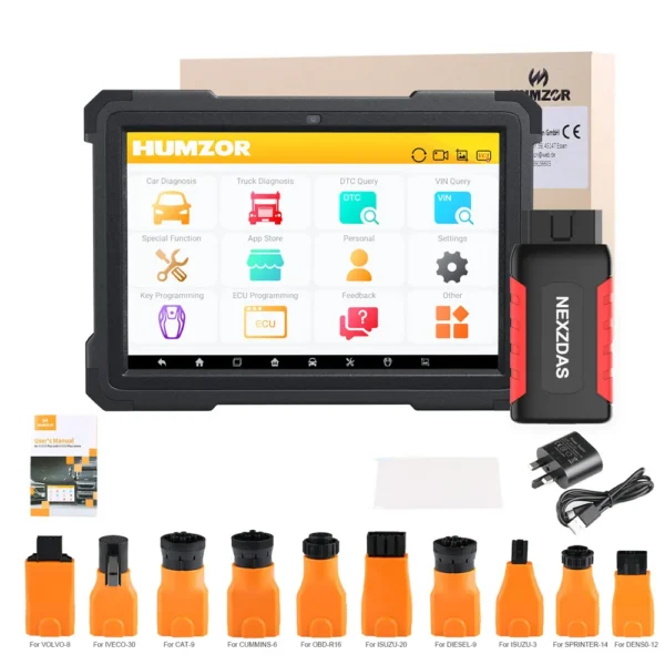 Humzor NexzDAS ND606 Plus Gasoline and Diesel Integrated Auto Diagnosis Tool OBD2 Scanner For Both Cars And Heavy Duty Trucks 3 Years Free Update - Image 5