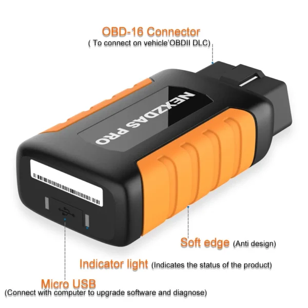 Humzor NexzDAS Pro Humzor ND326 Full-system OBD2 Bluetooth Auto Diagnostic Tool with Special Functions - Image 3