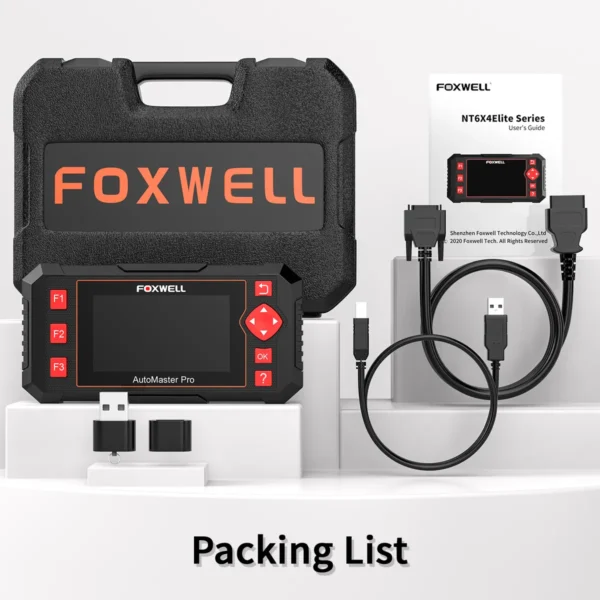 FOXWELL NT604 Elite OBD2 Diagnosis Tool Professional Automotive Scanner ABS Airbag AT Engine Code Reader Car Automotive Tools - Image 2