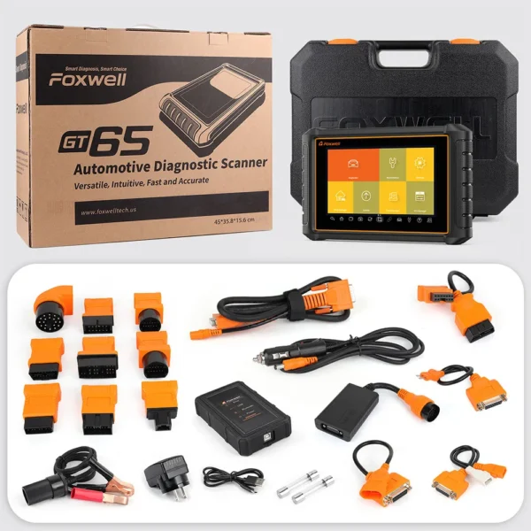 Foxwell GT65 Diagnostic Scanner Bluetooth WIFI Full System Auto Car Diagnostic Tools ABS SAS Oil Reset Active Test OBD2 Scanner - Image 3