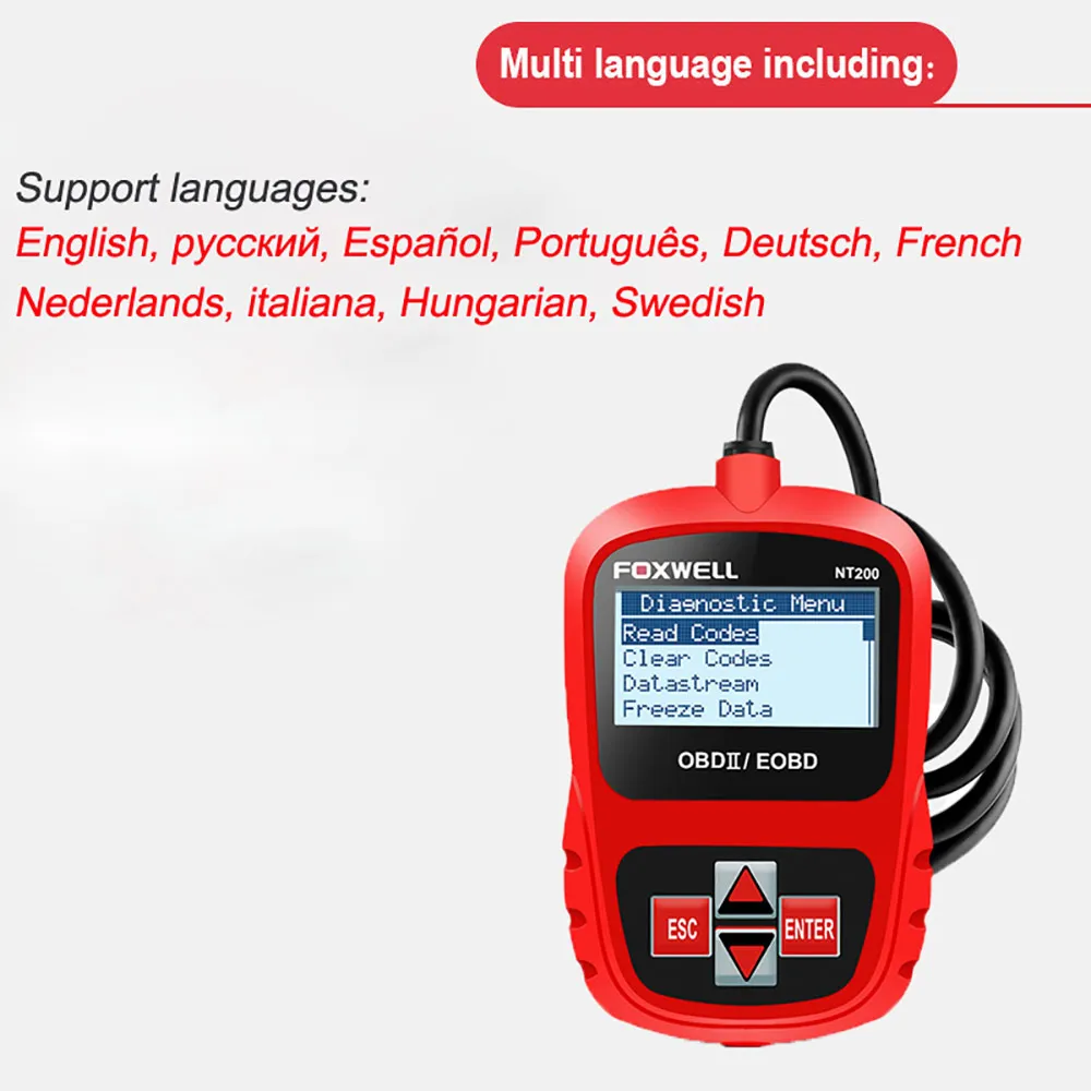 FOXWELL NT200C OBDII/EOBD Code Reader - Image 2