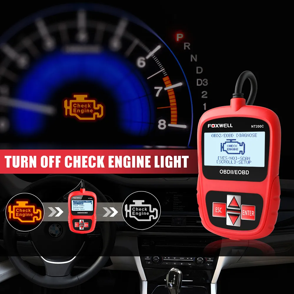 FOXWELL NT200C OBDII/EOBD Code Reader - Image 7