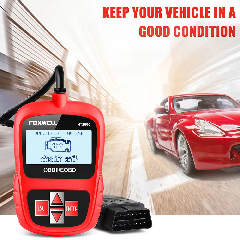 FOXWELL NT200C OBDII/EOBD Code Reader - Image 8
