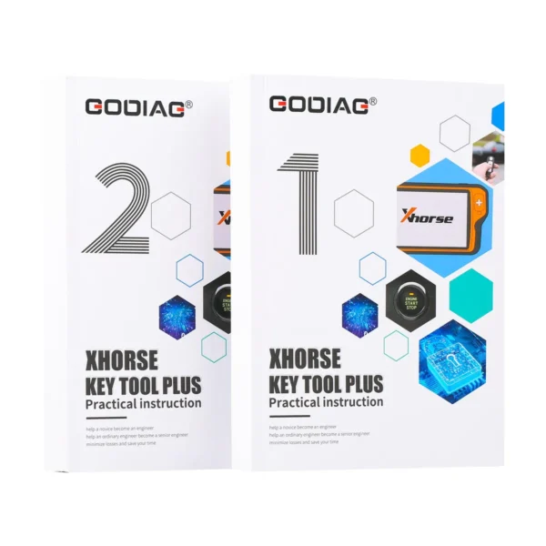 GODIAG Key Tool Plus Practical Instruction 1&2 Two Books for Locksmith and Vehicle Maintenance Engineer