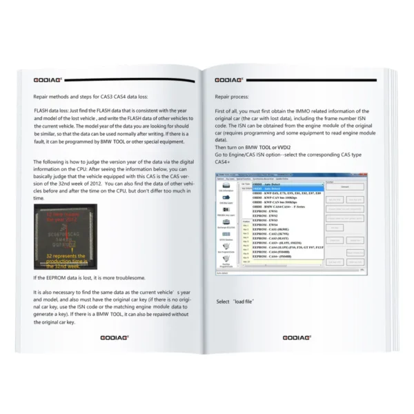 GODIAG Key Tool Plus Practical Instruction 1&2 Two Books for Locksmith and Vehicle Maintenance Engineer - Image 6