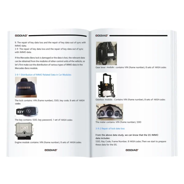 GODIAG Key Tool Plus Practical Instruction 1&2 Two Books for Locksmith and Vehicle Maintenance Engineer - Image 7