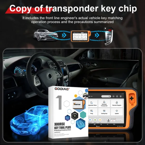 GODIAG Key Tool Plus Practical Instruction 1&2 Two Books for Locksmith and Vehicle Maintenance Engineer - Image 9