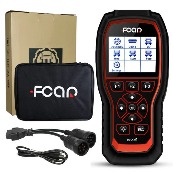 FCAR HDS 300+ Automotive Scanner ABS DPF Reset For Truck OBD2 Auto Professional Durable Car Diagnostic Tools Free Update - Image 5