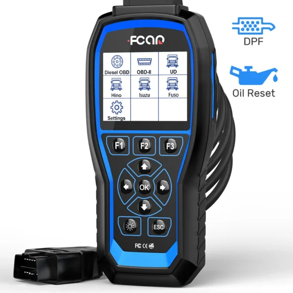 Fcar F506 Pro Diesel Truck Scanner Heavy Truck and Car 2 In 1 OBD2 Scanner For Bus Excavator Professional OBD2 Diagnosis Tool - Image 6