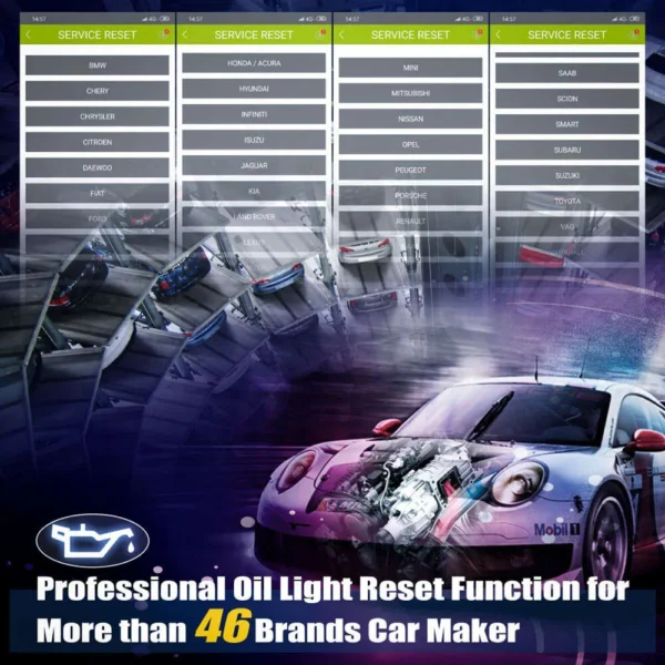 FCAR FVAG Scan Tool Full-system Diagnosis Tool Full Function OBDII Scanner for Android & IOS Phone - Image 6