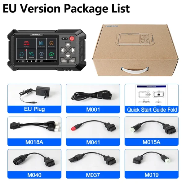 OBDPROG MOTO100 Motorcycle Scanner Full System Diagnosis European Version - Image 2