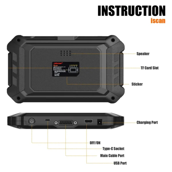2023 OBDSTAR iScan YAMAHA Marine Diagnostic Tool Code Reading Code Clearing Data Flow Action Test for 2003 -2022 All Jet Ski Outboard model - Image 3