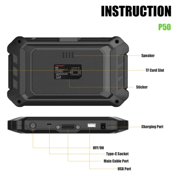 OBDSTAR P50 Airbag Reset Tool Covers 86 Brands by OBD/ Bench - Image 4