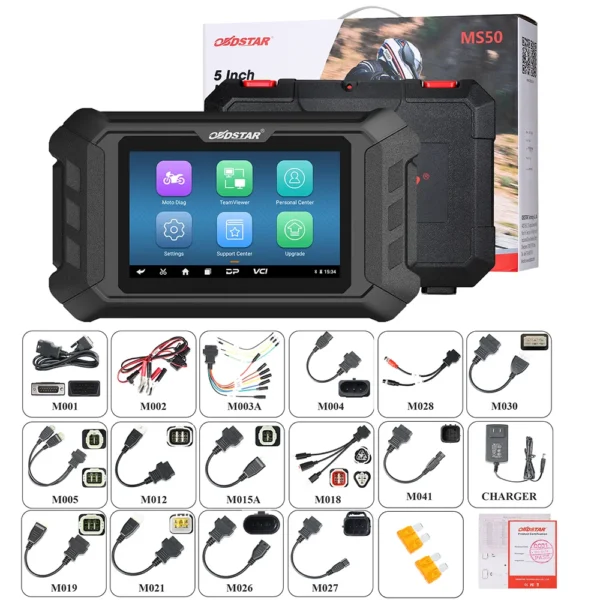 OBDSTAR MS50 Motorcycle Scanner Motorbike Diagnostic Tool Free Update Online - Image 5