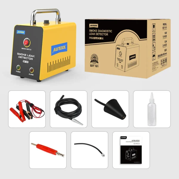 AUTOOL SDT101 Portable Evap Car Smoke Leak Detector Tester - Image 6