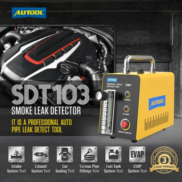 AUTOOL SDT103 Automotive Evap Smoke Tester Leak Detector - Image 2