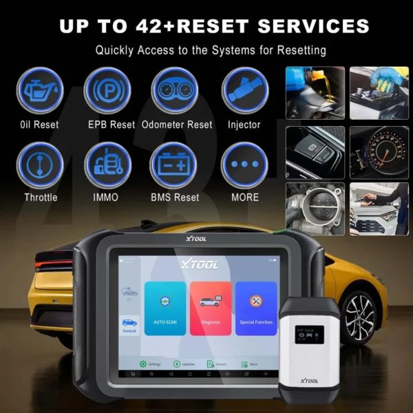 XTOOL D9 EV Electric Vehicle and Car Intelligent Diagnostic Scanner Auto Programming 43+ Service with Battery Pack - Image 9