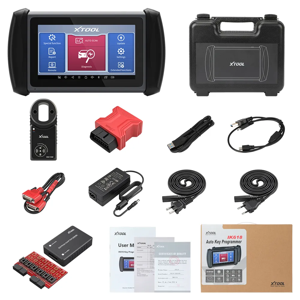 XTOOL IK618 X100 Key Programmer With KC501 & KS01 Car OBD2 Diagnostic Tools X100 PAD3 Key Programmer - Image 7