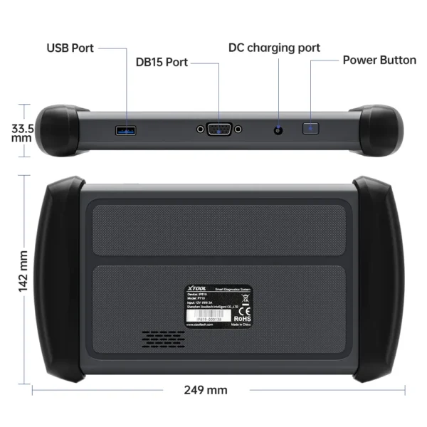 XTOOL IP819 OBD2 All System Diagnostic Tools ECU Coding Active Test OBD2 Full Systems Diagnoses - Image 3